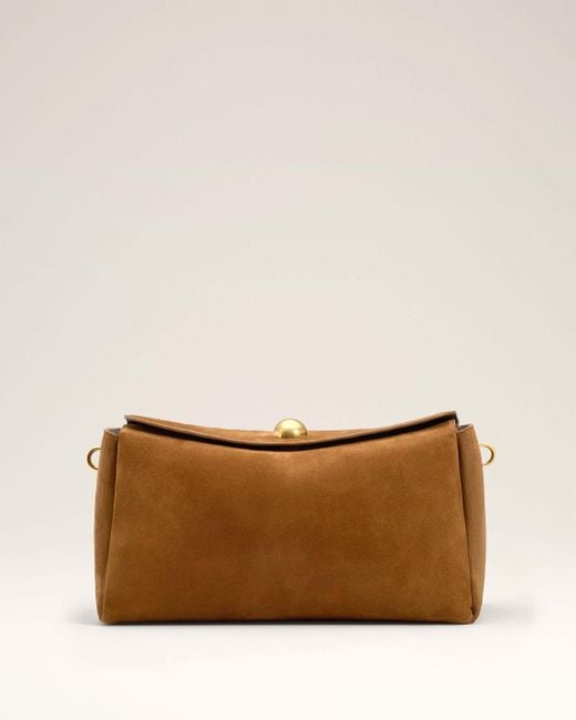 AMI Brown Carrousel Medium Shoulder Bag for men