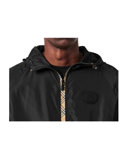 Burberry Gray Solid Color Casual Jacket for men