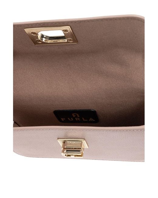 Furla Pink 1927 Soft Mini Crossbody Bag