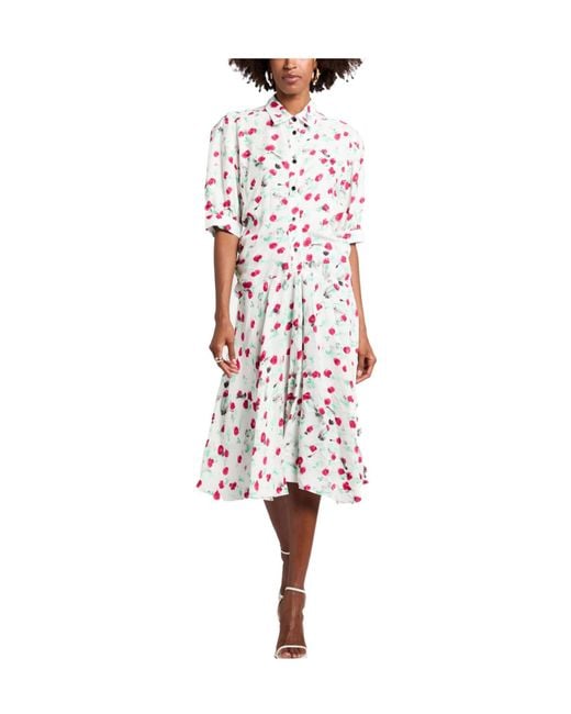 Marni White Shirt Dresses