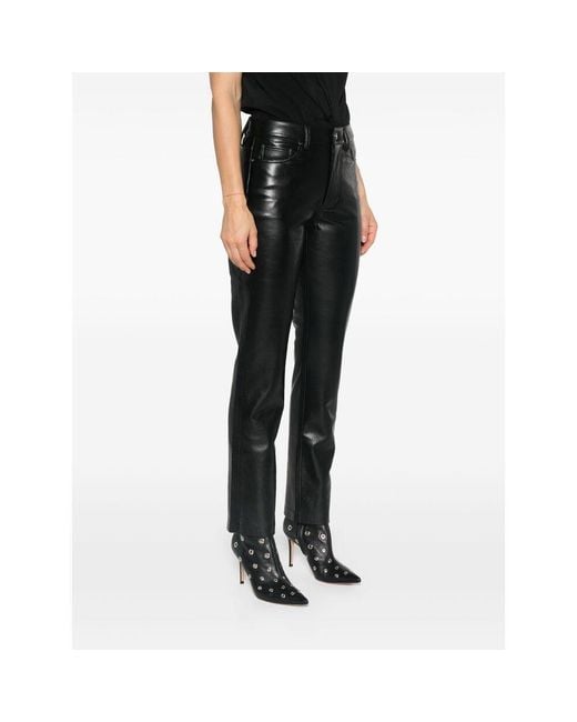Anine Bing Gray Bruno Straight Leg Trousers