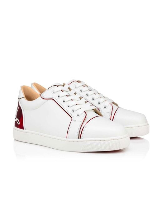 Christian Louboutin White Fun Vieira Low-Top Sneakers