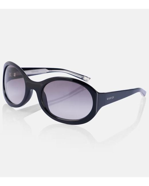 Gucci White Round Sunglasses
