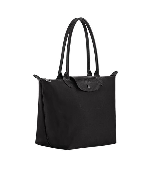 Longchamp Black Le Pliage One M Tote Bag
