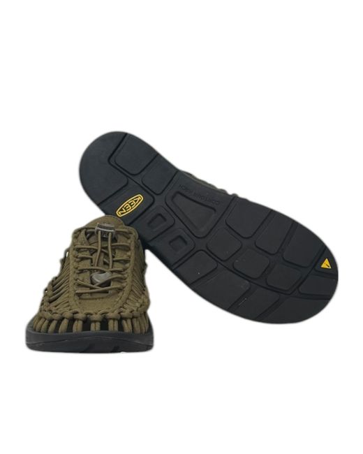 Keen Green Round-Toe Flat Sandals