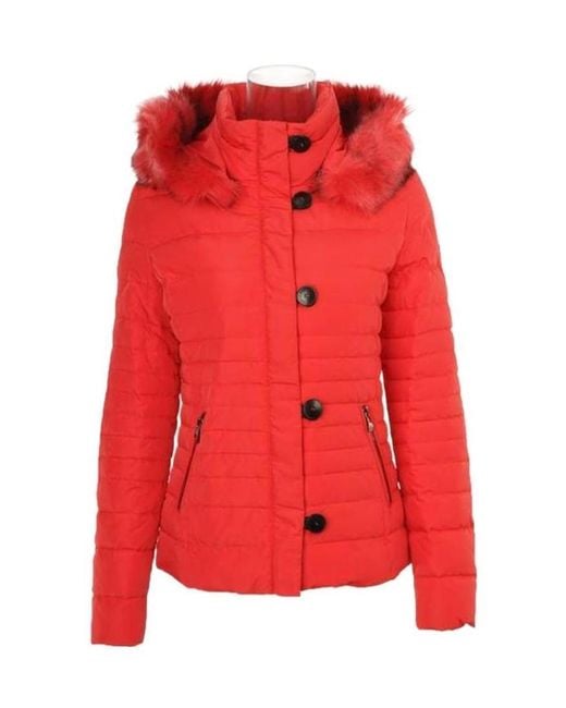 Armani Jeans Red Logo Details Down Jacket