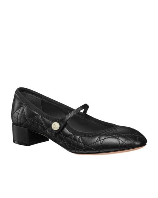 Dior Black Quilted Ballet High Heels