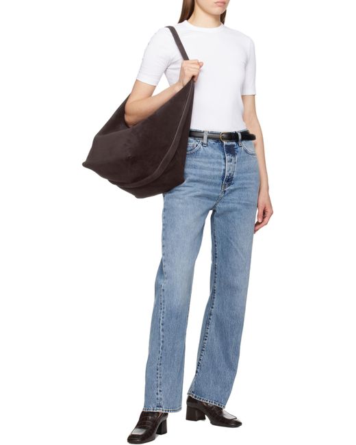 Totême Blue Totême High-Waisted Straight-Leg Jeans