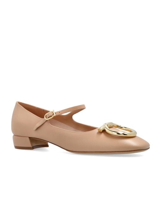 Ferragamo Natural 'Marry' Heel