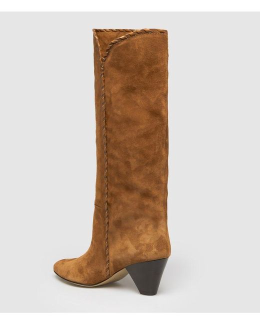 Isabel Marant Brown Pointed-Toe Boots