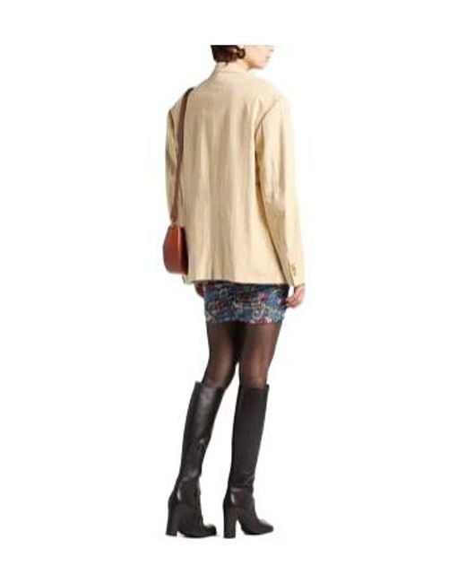 Isabel Marant Natural Striped Blazer