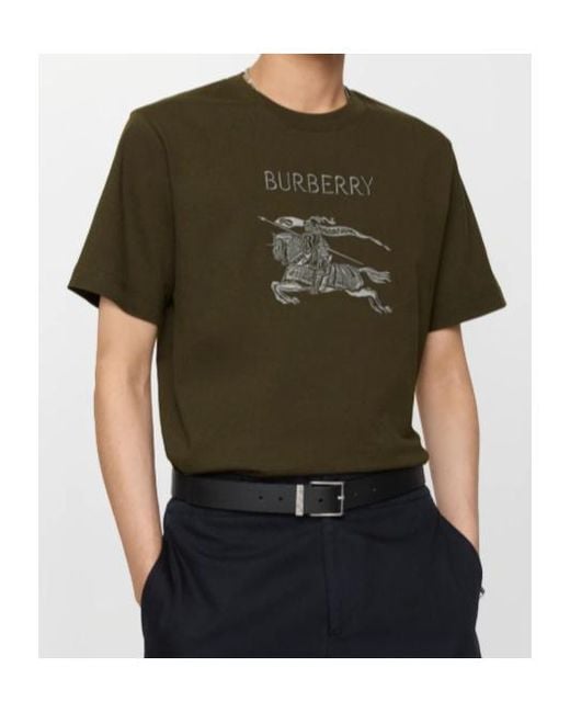 Burberry Green 'Seth' T-Shirt for men