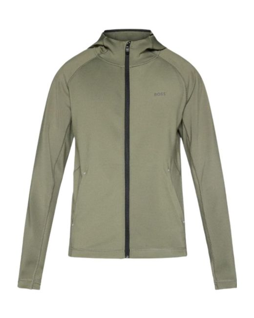 Boss Green Zip-Up Hoodie for men