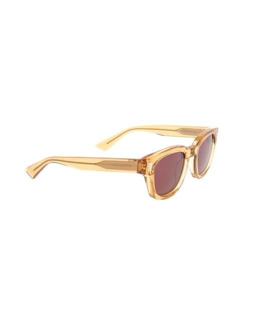 Saint Laurent Pink Eyewear Square Frame Sunglasses