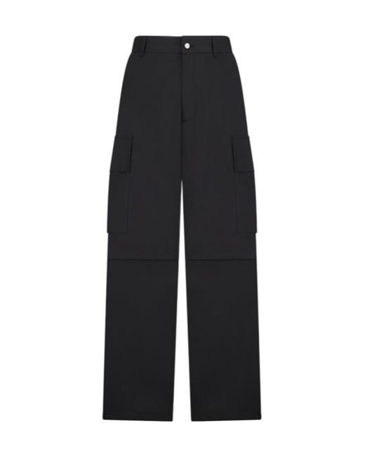 DARKPARK Black Saint Cargo-Pockets Trousers for men
