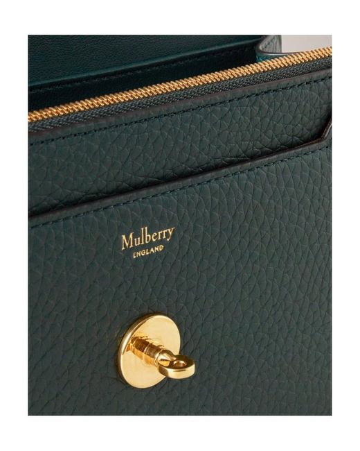 Mulberry Green Darley Chain-Linked Crossbody Bag