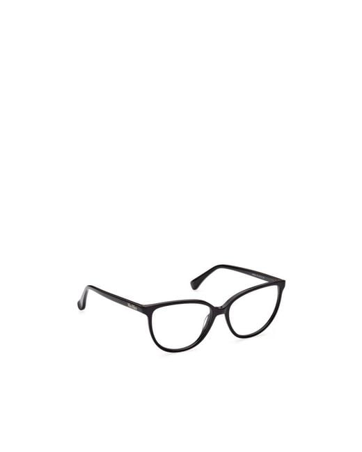 Max Mara White Cat-Eye Glasses