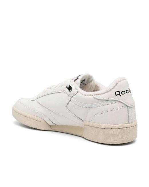 Reebok White Club C Vintage Sneakers for men