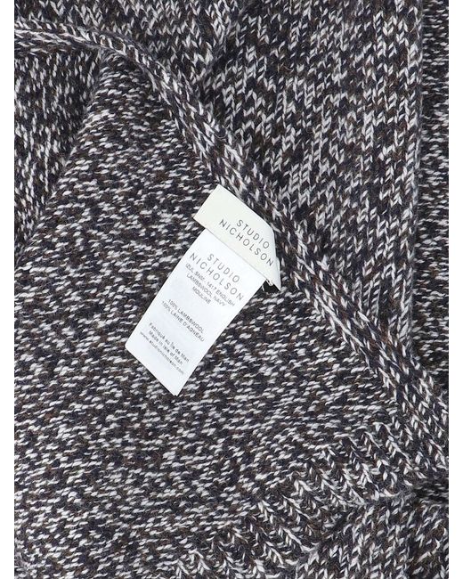 Studio Nicholson Gray Izul Scarf for men