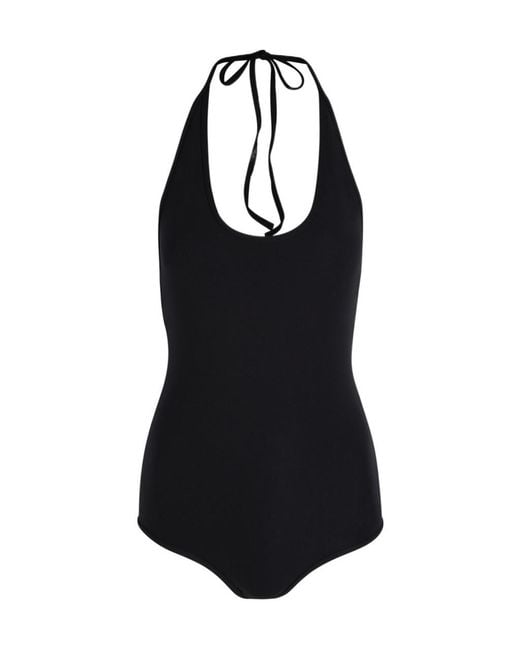Totême Black Halterneck Swimsuit