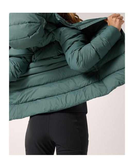 Arc'teryx Green Thorium Hooded Down Jacket