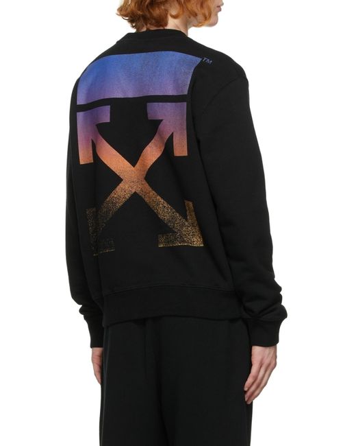 Off-White c/o Virgil Abloh Blue Dégradé Arrow Sweatshirt for men