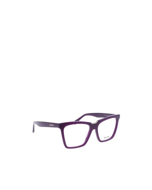 Max Mara White Square-Frame Glasses