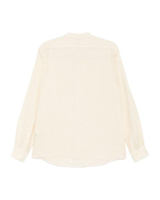 Aspesi Natural Half-Button Shirt for men