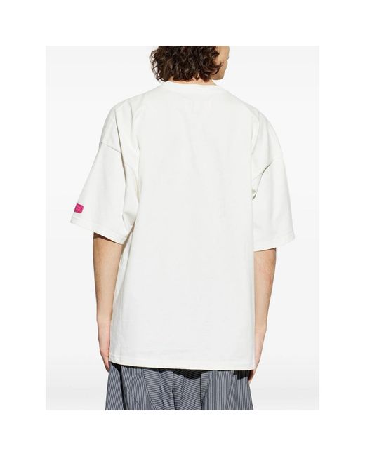 PDF CHANNEL White Printed T-Shirt for men