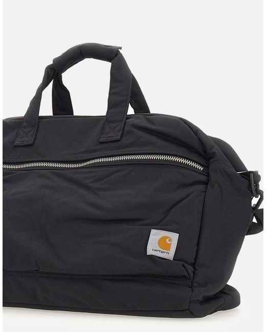 Carhartt Black Leroy Zip-Top Padded Tote Bag for men