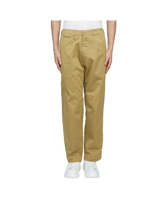 Nanamica Green Belt Loop Trousers for men