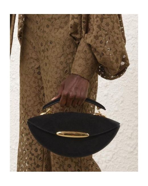 Zimmermann Black Wavelength Top Handle Shoulder Bag
