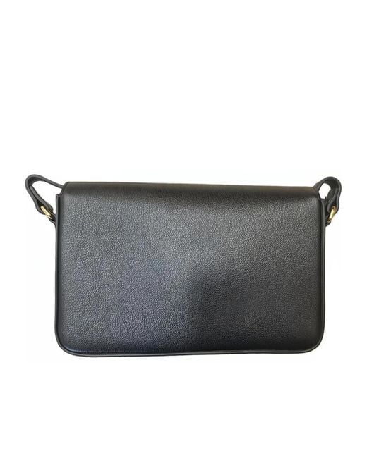 Burberry Black Flap Shoulder Bag
