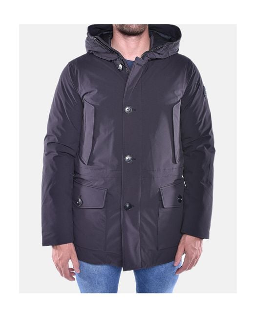 Woolrich Black Arctic Stretch Down Parka for men
