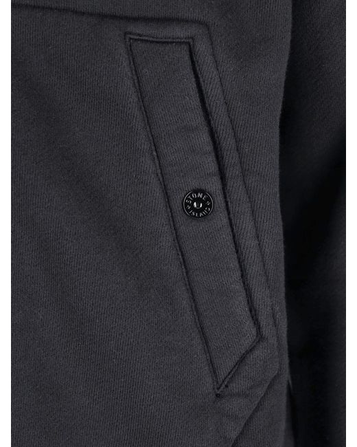 Stone Island Blue Long-Sleeved Casual Jacket for men
