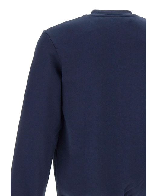 Lacoste Blue Classic Fit Fleece Sweatshirt for men