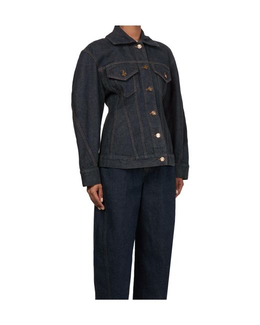 Givenchy Blue Cinched Jacket