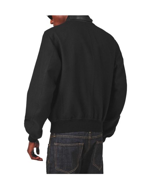 Tom Ford Black Harrington Jacket for men