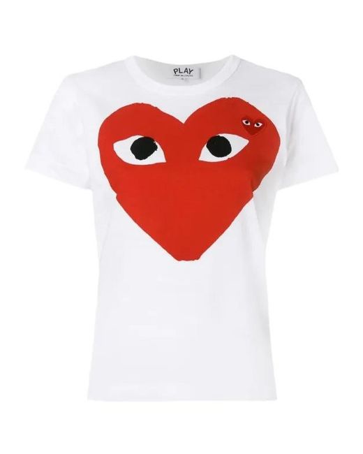 COMME DES GARÇONS PLAY Red Heart-Eyes T-Shirt