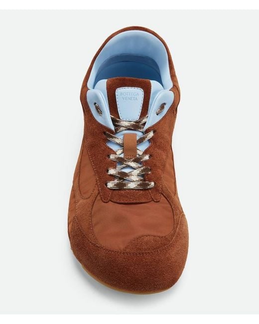 Bottega Veneta Brown Orbit Flash Low-Top Sneakers for men