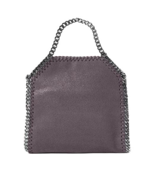 Stella McCartney Purple Falabella Tiny Tote Bag