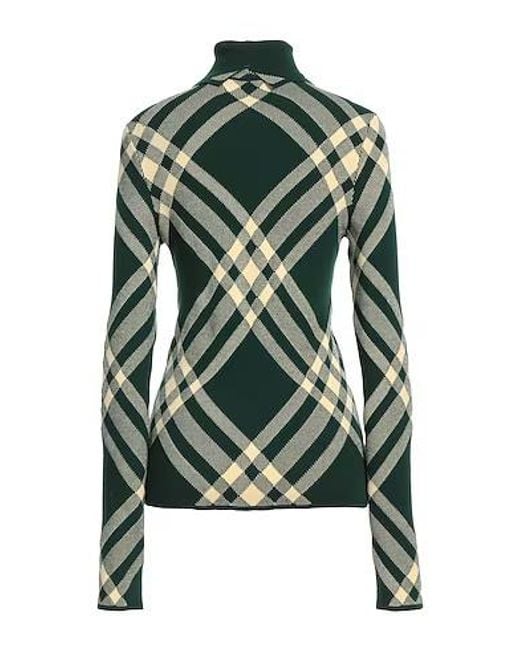 Burberry Green Turtleneck Sweater