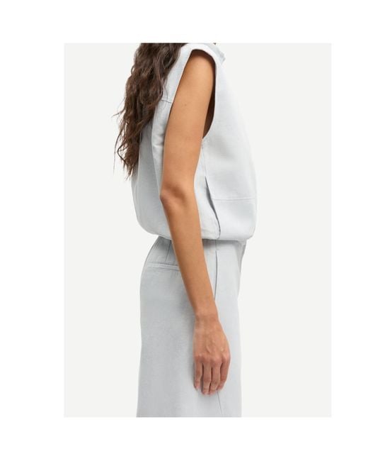 Samsøe & Samsøe White Sakaila Vest