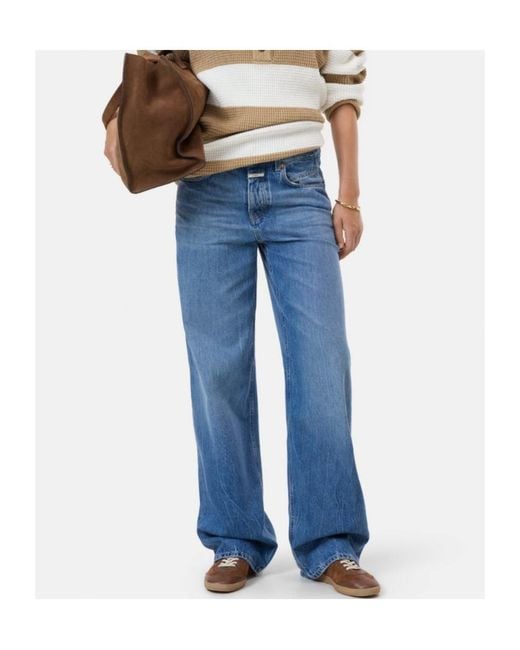 Closed Blue Straight-Leg Jeans