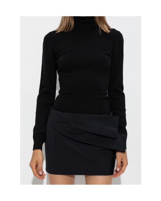Givenchy Black Turtleneck Long-Sleeve Sweater