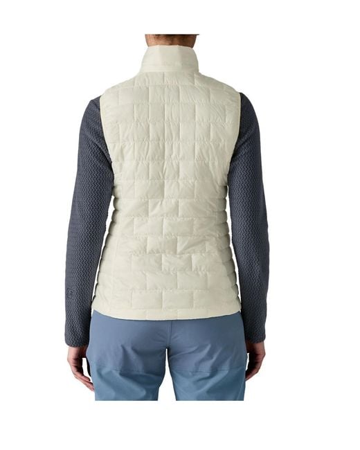 Patagonia White Quilted Slim Down Jacket
