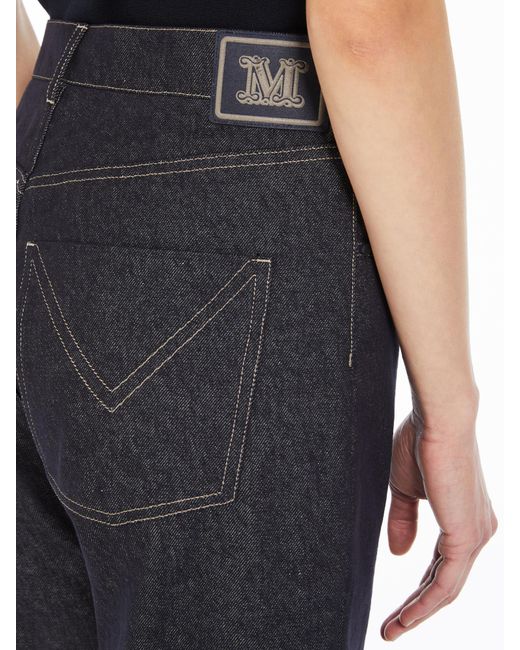 Max Mara Black High-Rise Straight-Leg Jeans