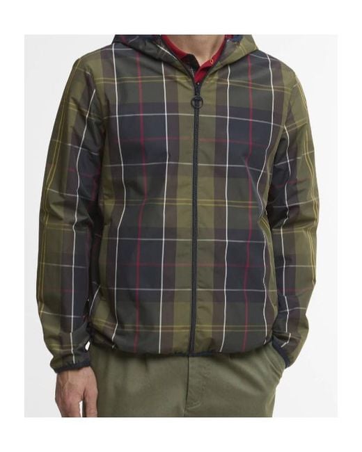 Barbour Blue Kemble Reversible Jacket for men