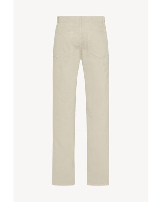 The Row Natural Carlyl Corduroy Trousers