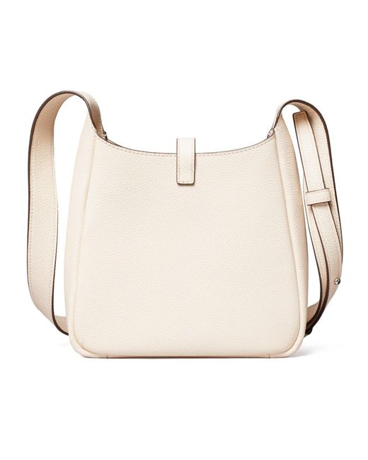 Tory Burch Natural Solid Color Crossbody Bag